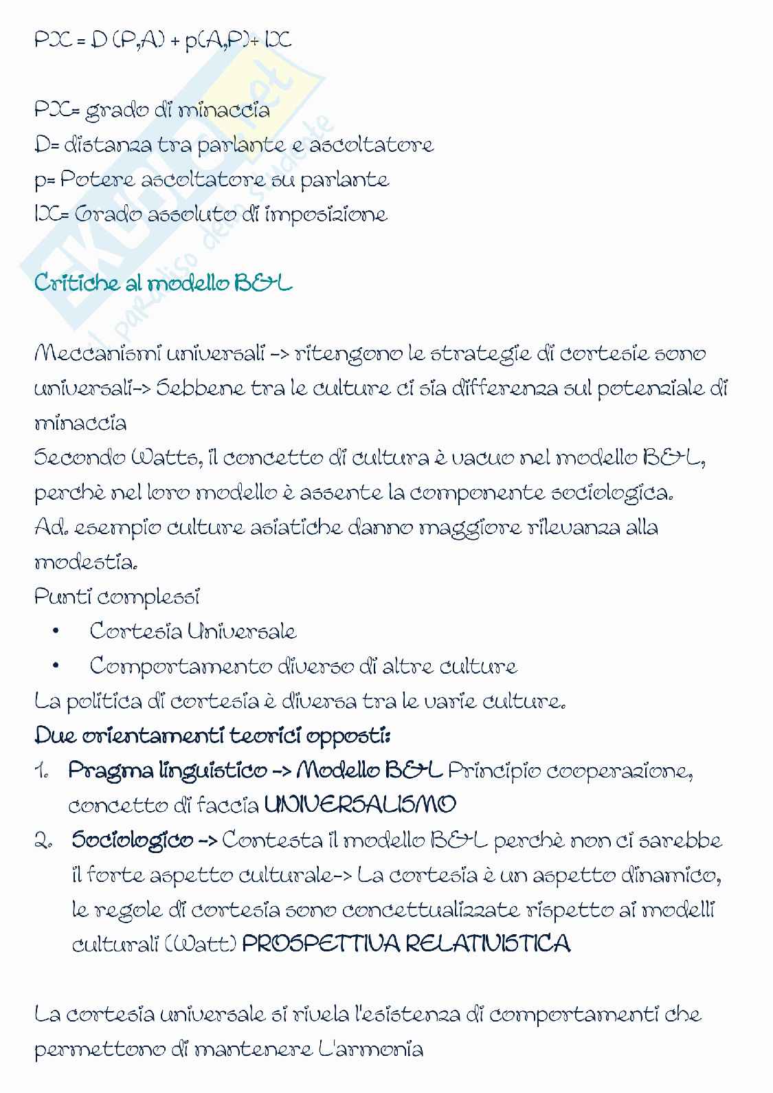 Parte finale appunti di Linguistica applicata Pag. 36