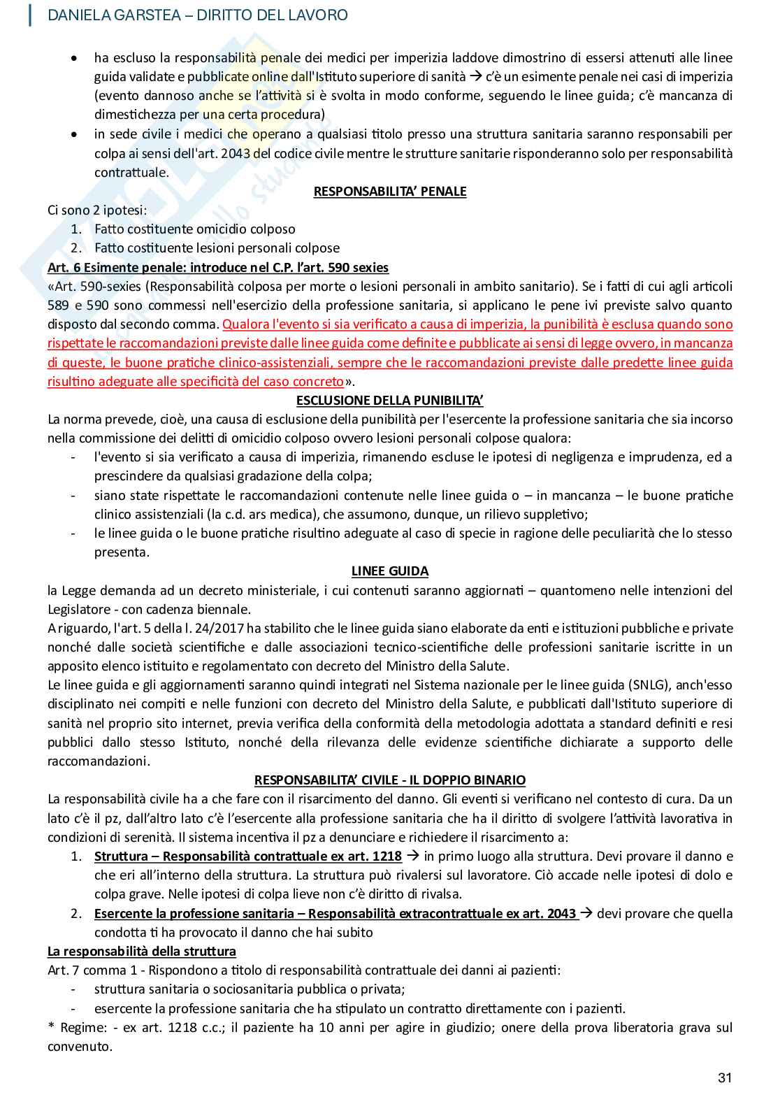 Diritto del lavoro Pag. 31