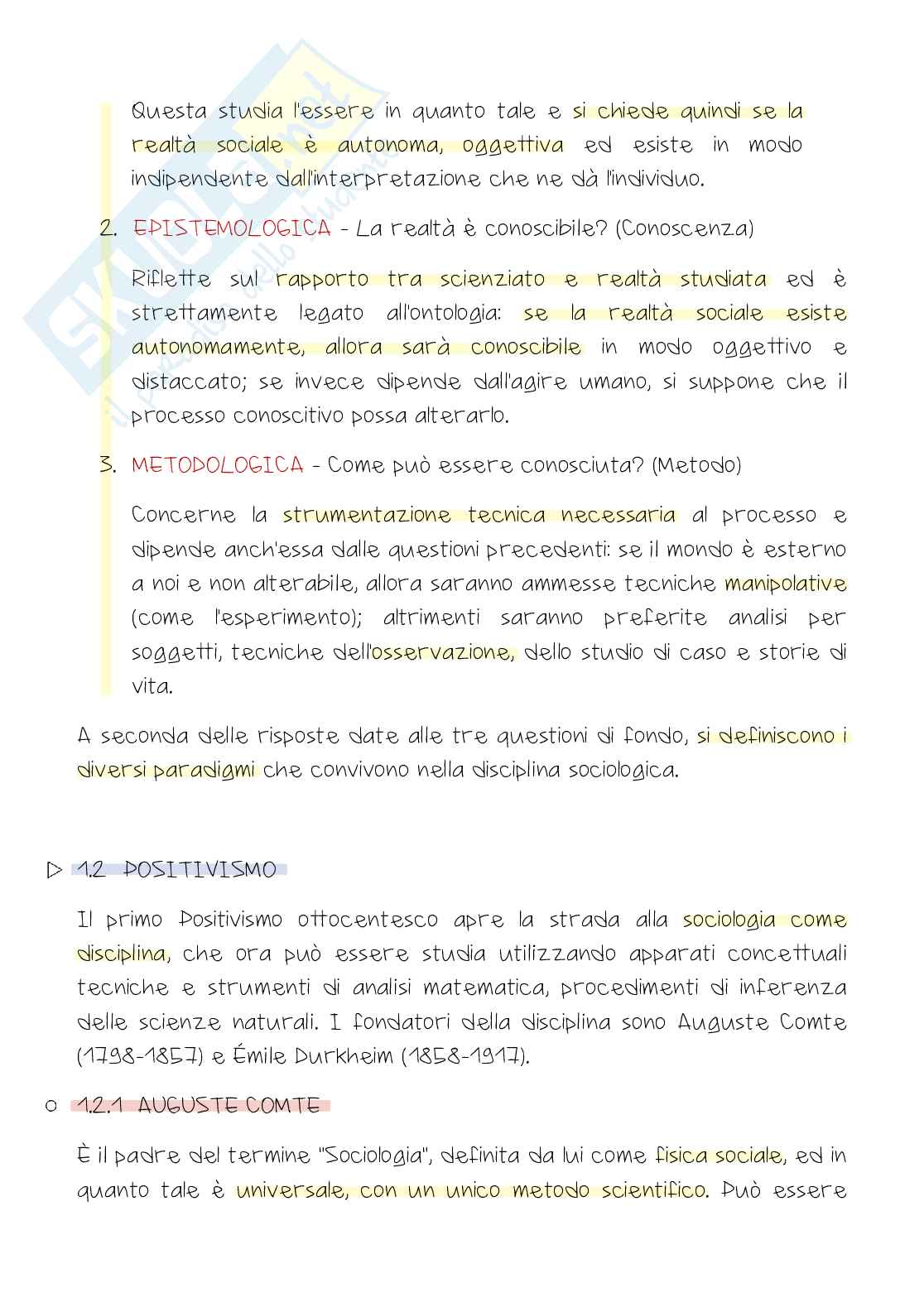 Appunti completi di Metodologia e tecnica della ricerca sociale Pag. 2