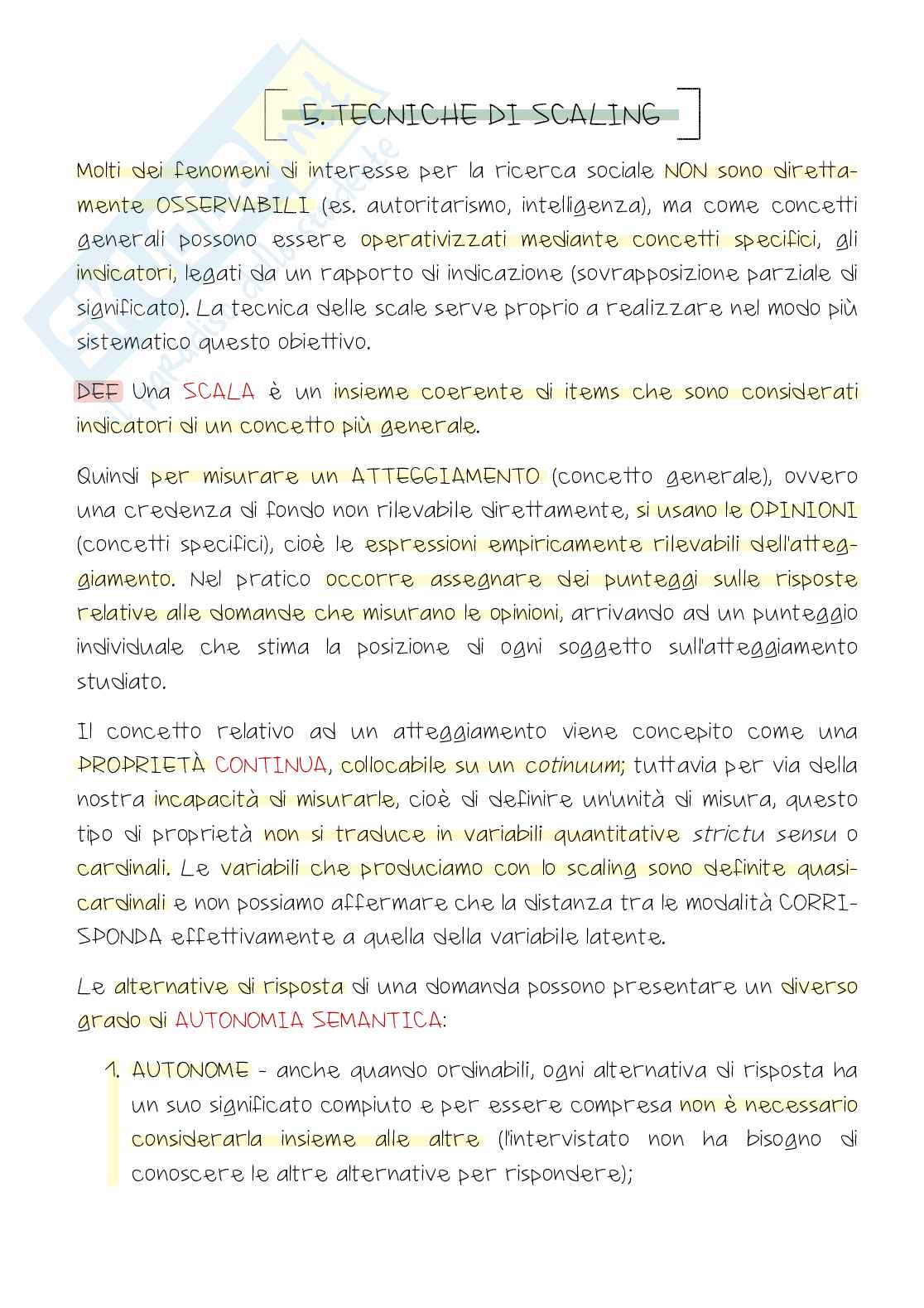 Appunti completi di Metodologia e tecnica della ricerca sociale Pag. 26