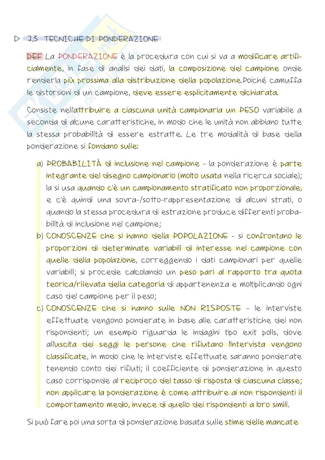 Appunti completi di Metodologia e tecnica della ricerca sociale Pag. 46