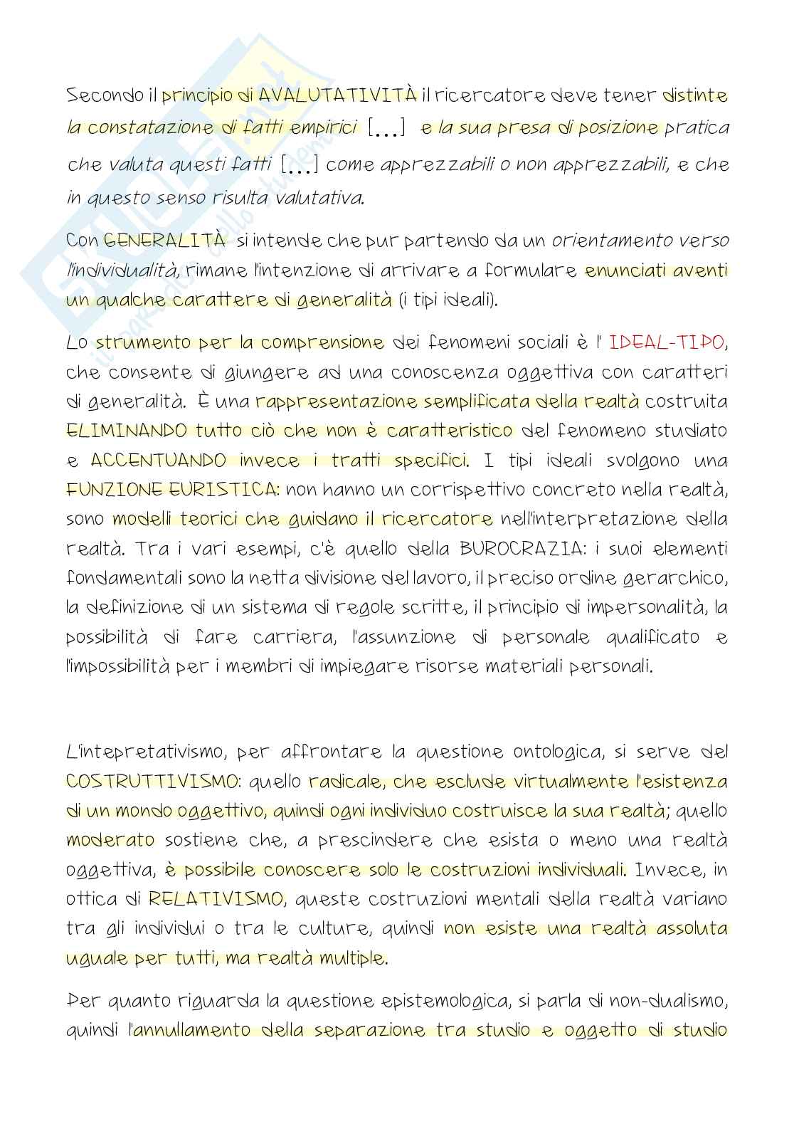 Appunti completi di Metodologia e tecnica della ricerca sociale Pag. 6