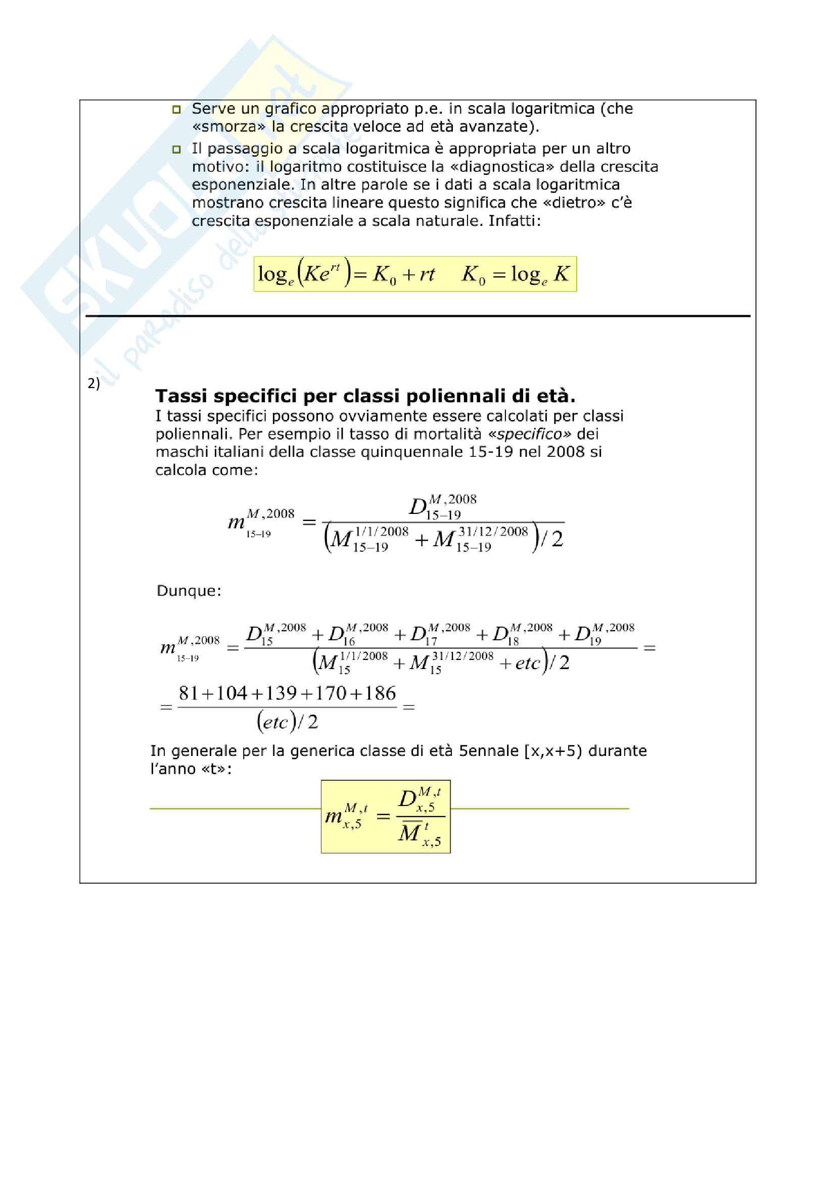 Riassunto esame Demografia - prof. Manfredi Pag. 11