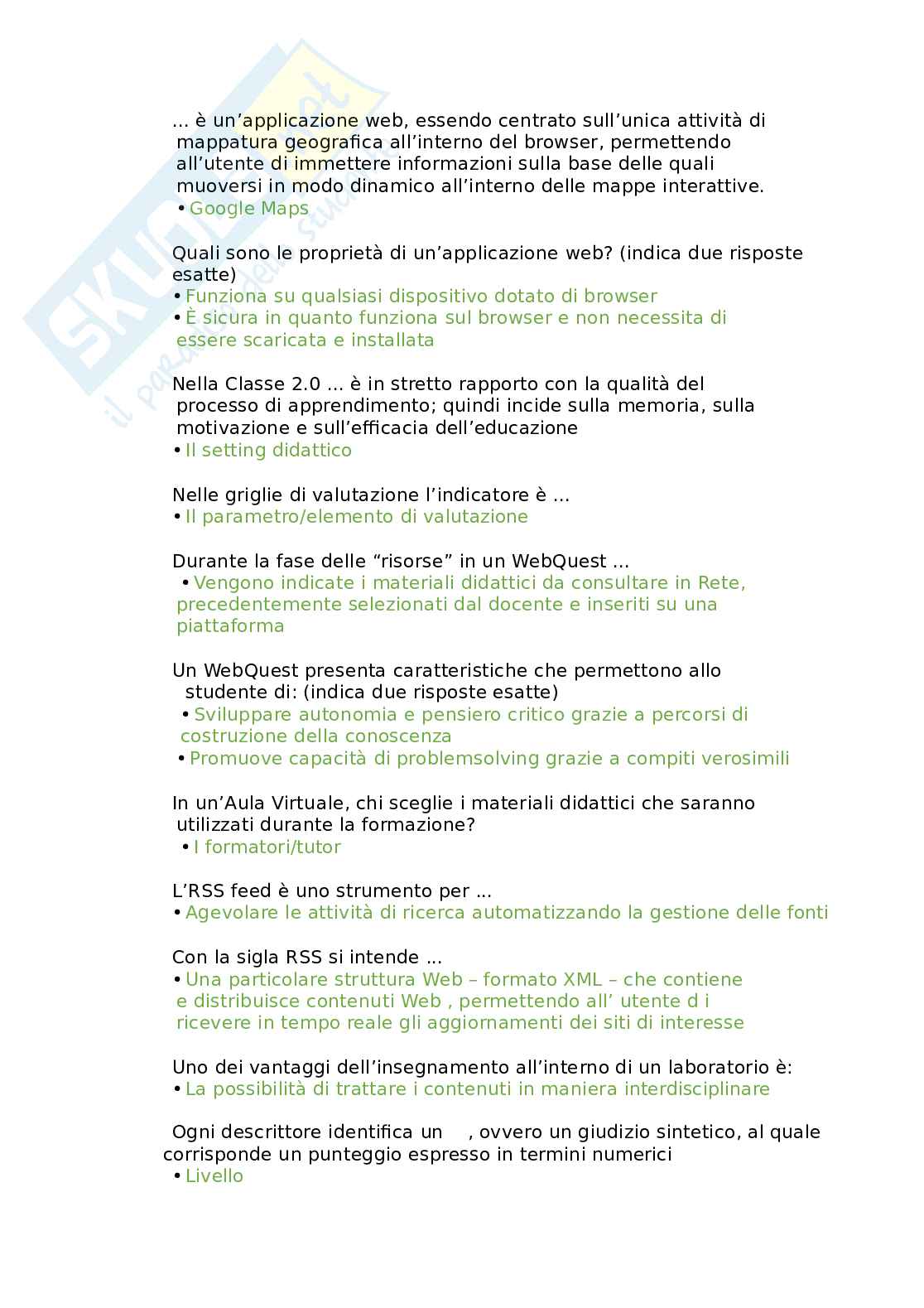 Nuovo EIPASS Teacher - Modulo 4: Approfondimenti e Risorse Didattiche. Aggiornato e completo con EXTRA. In ordine. Pag. 11