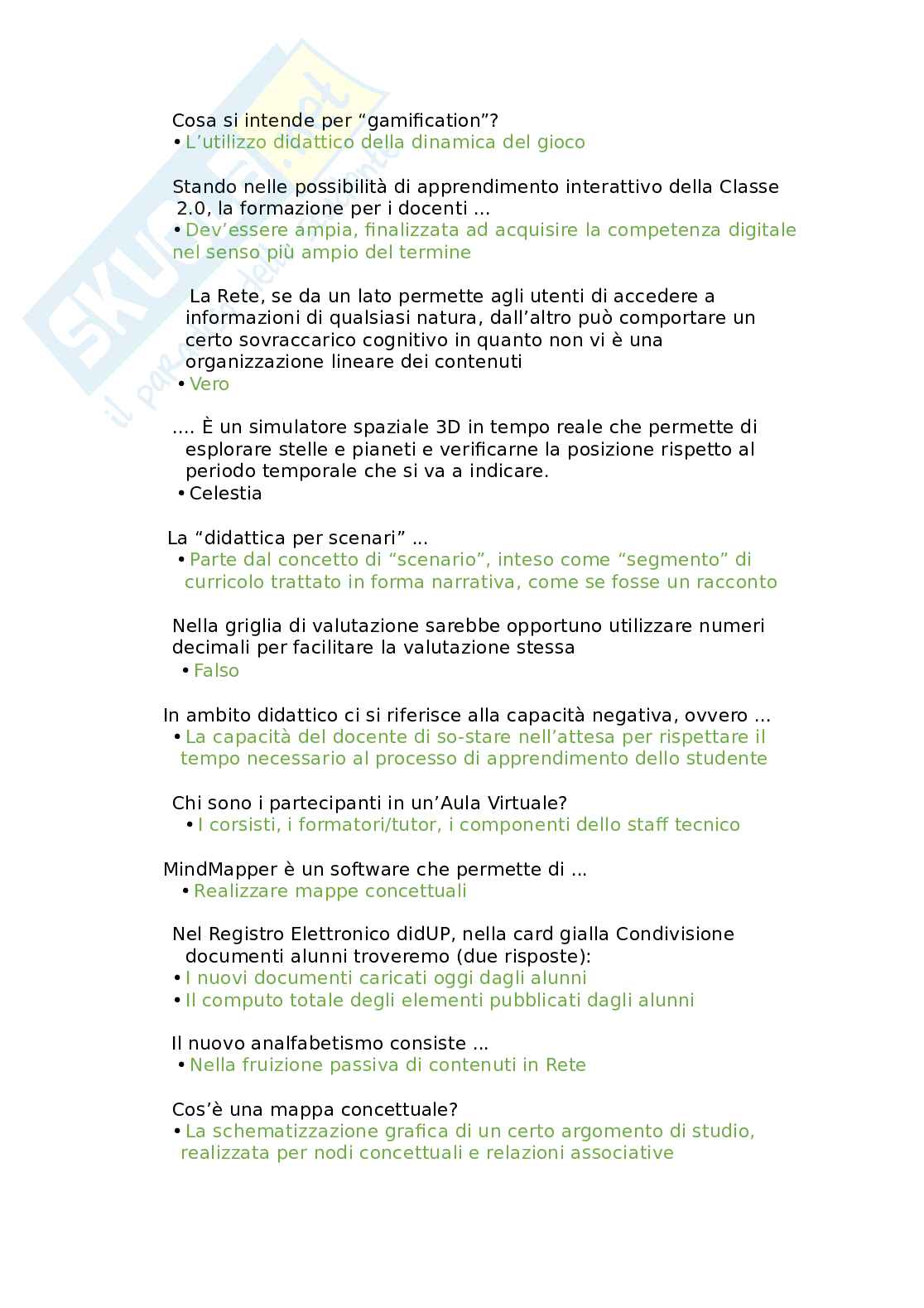 Nuovo EIPASS Teacher - Modulo 4: Approfondimenti e Risorse Didattiche. Aggiornato e completo con EXTRA. In ordine. Pag. 26
