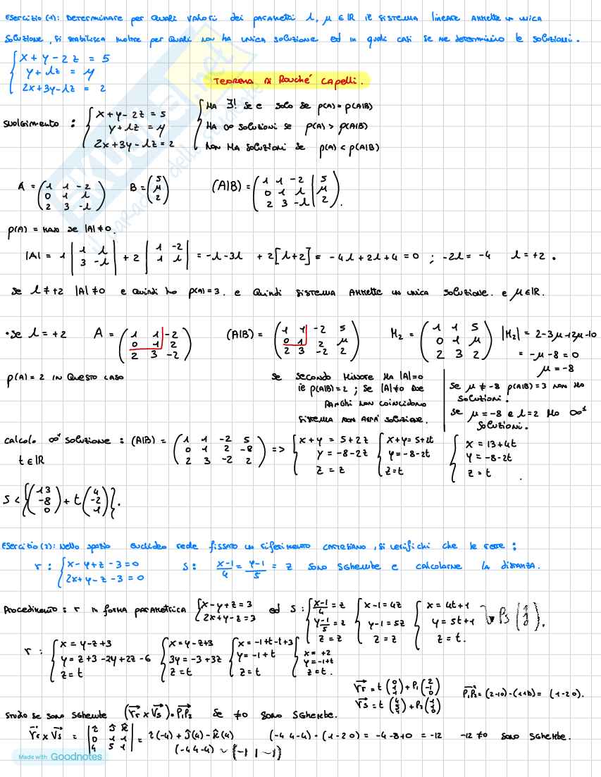 Esercizi svolti Geometria Pag. 2