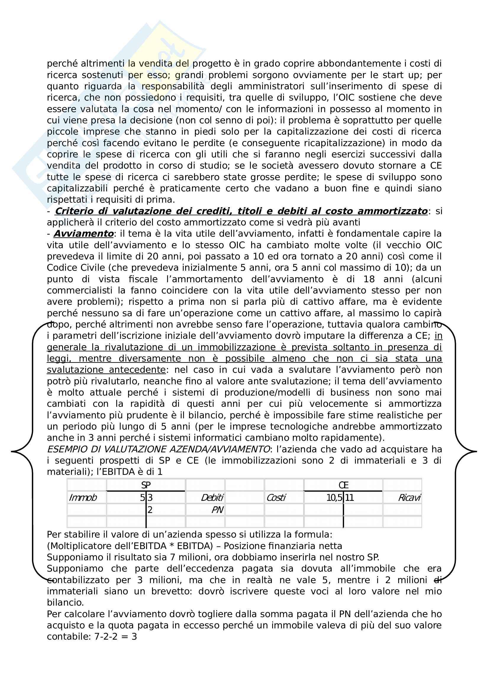 Riassunto lezioni Contabilità, bilancio e principi contabili 2 Pag. 31