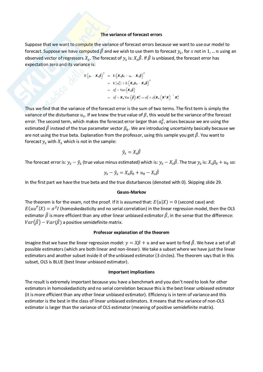 Applied econometrics - Appunti completi (ENG) Pag. 41