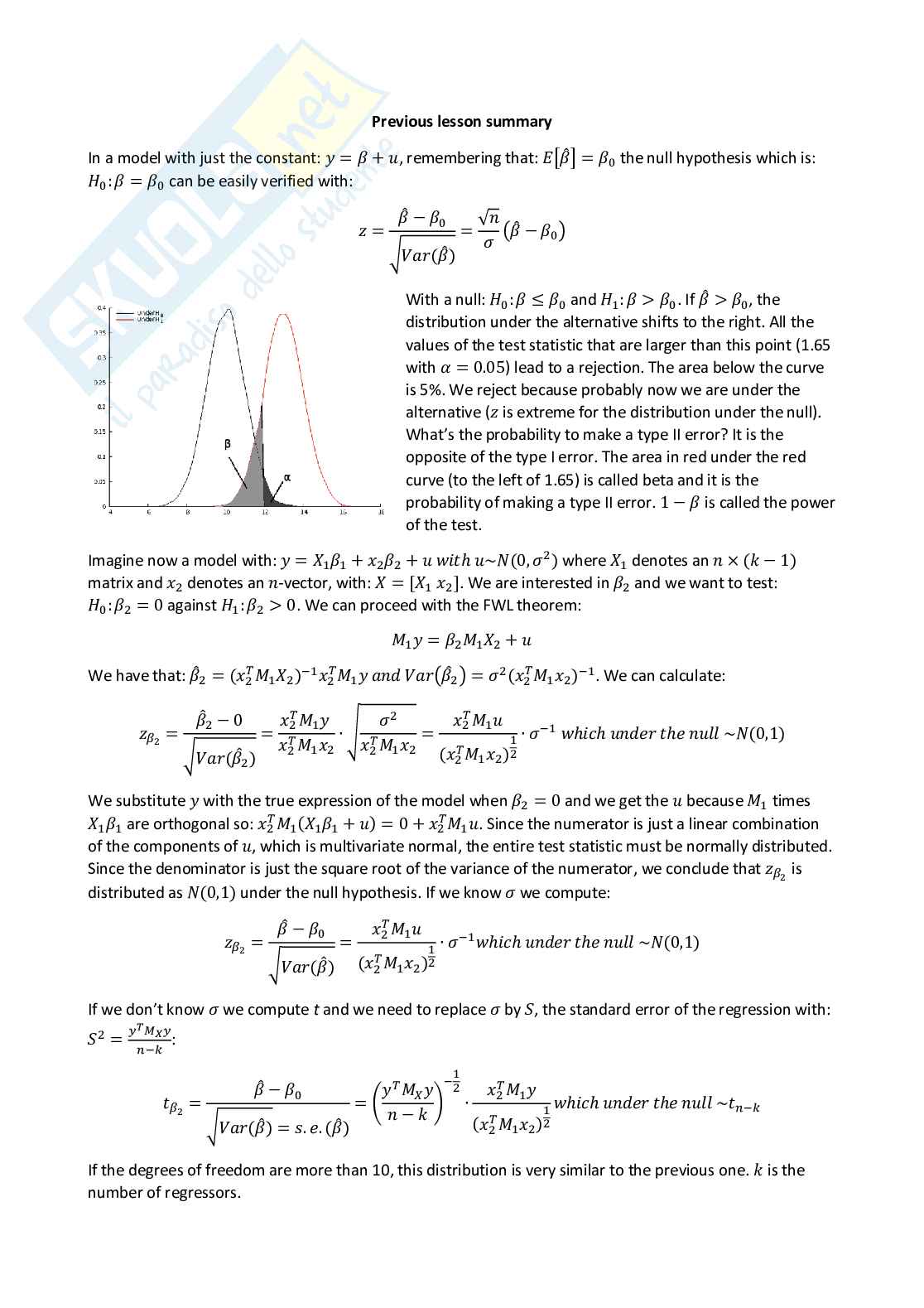 Applied econometrics - Appunti completi (ENG) Pag. 51