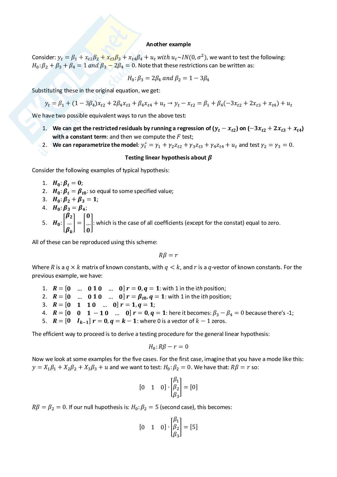 Applied econometrics - Appunti completi (ENG) Pag. 56