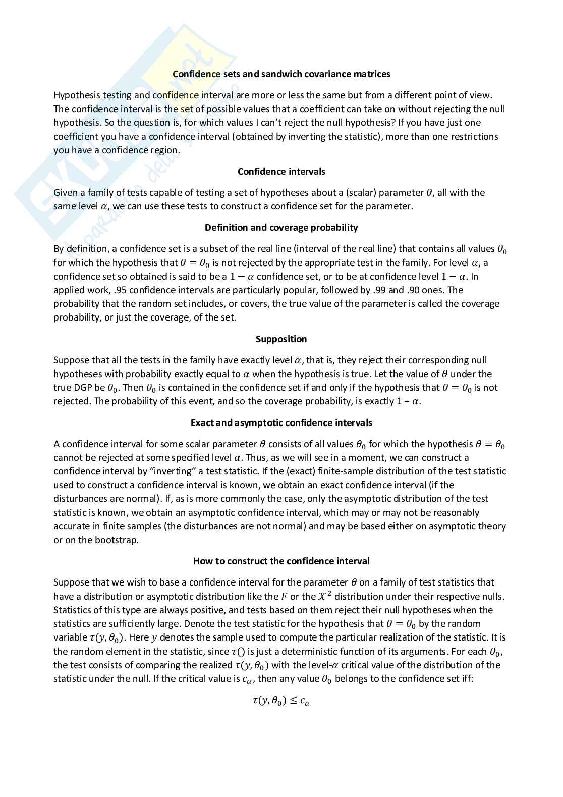Applied econometrics - Appunti completi (ENG) Pag. 61