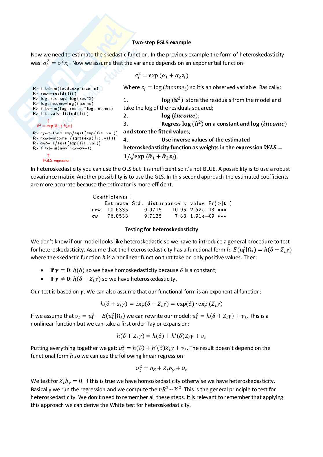 Applied econometrics - Appunti completi (ENG) Pag. 86