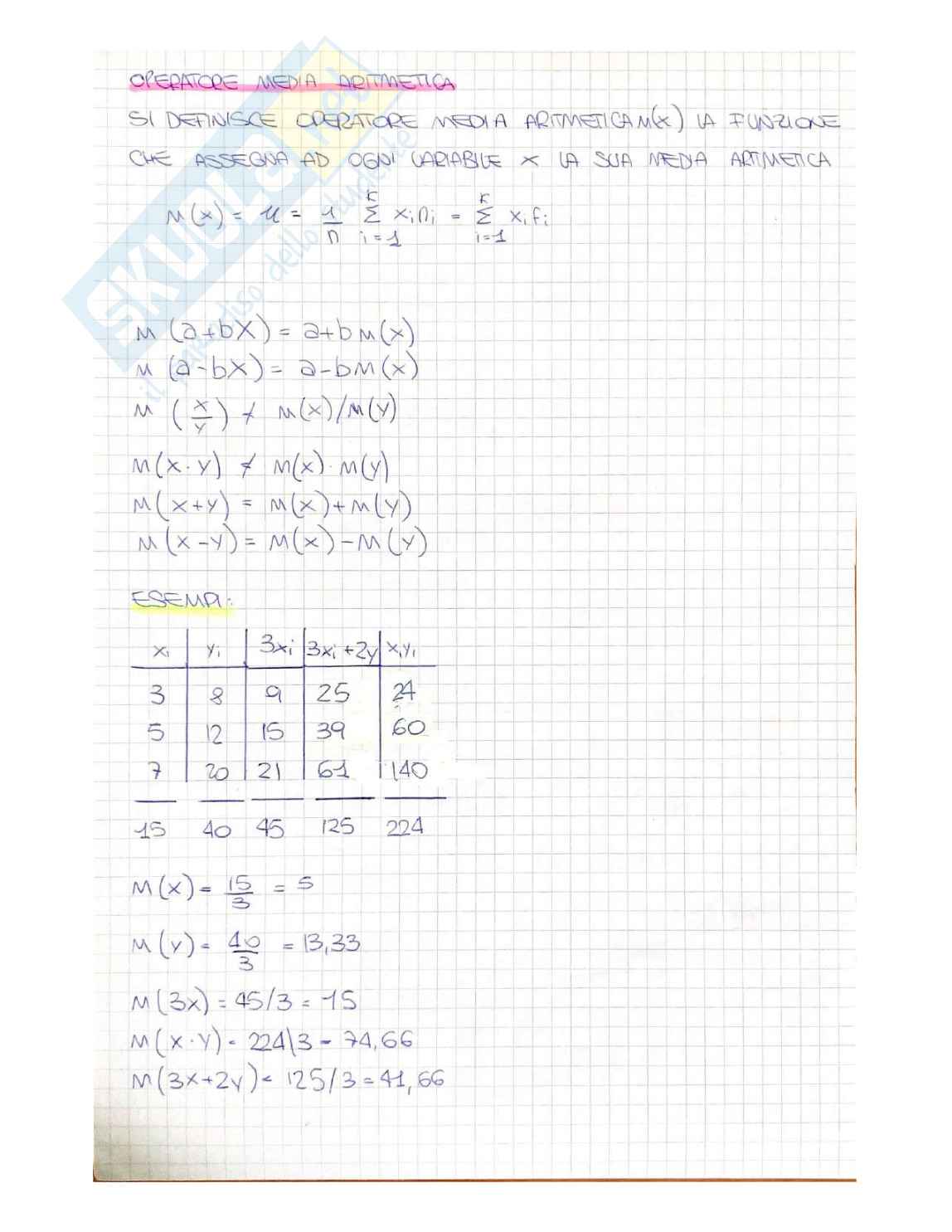 Appunti di Statistica I Pag. 16