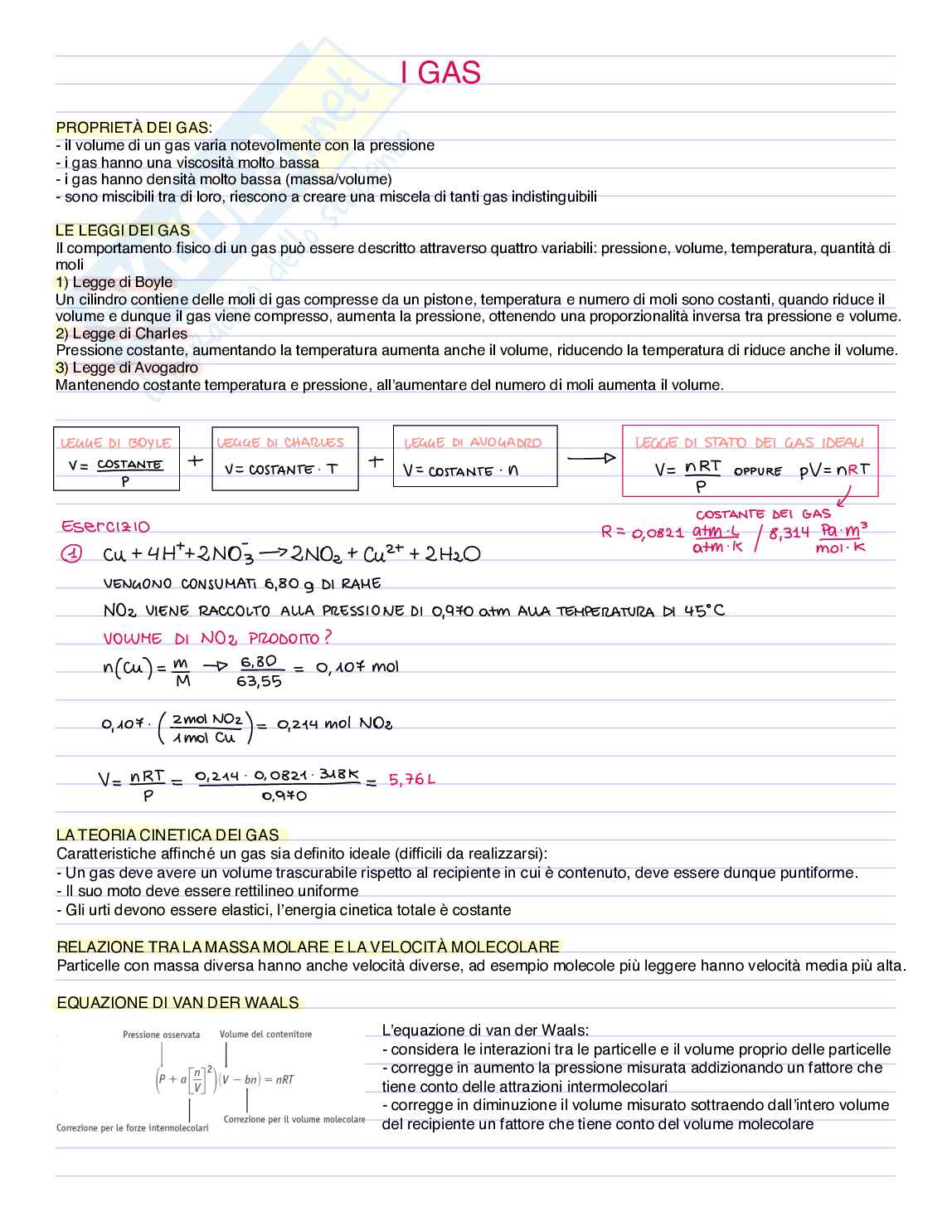 Stati della materia Pag. 1