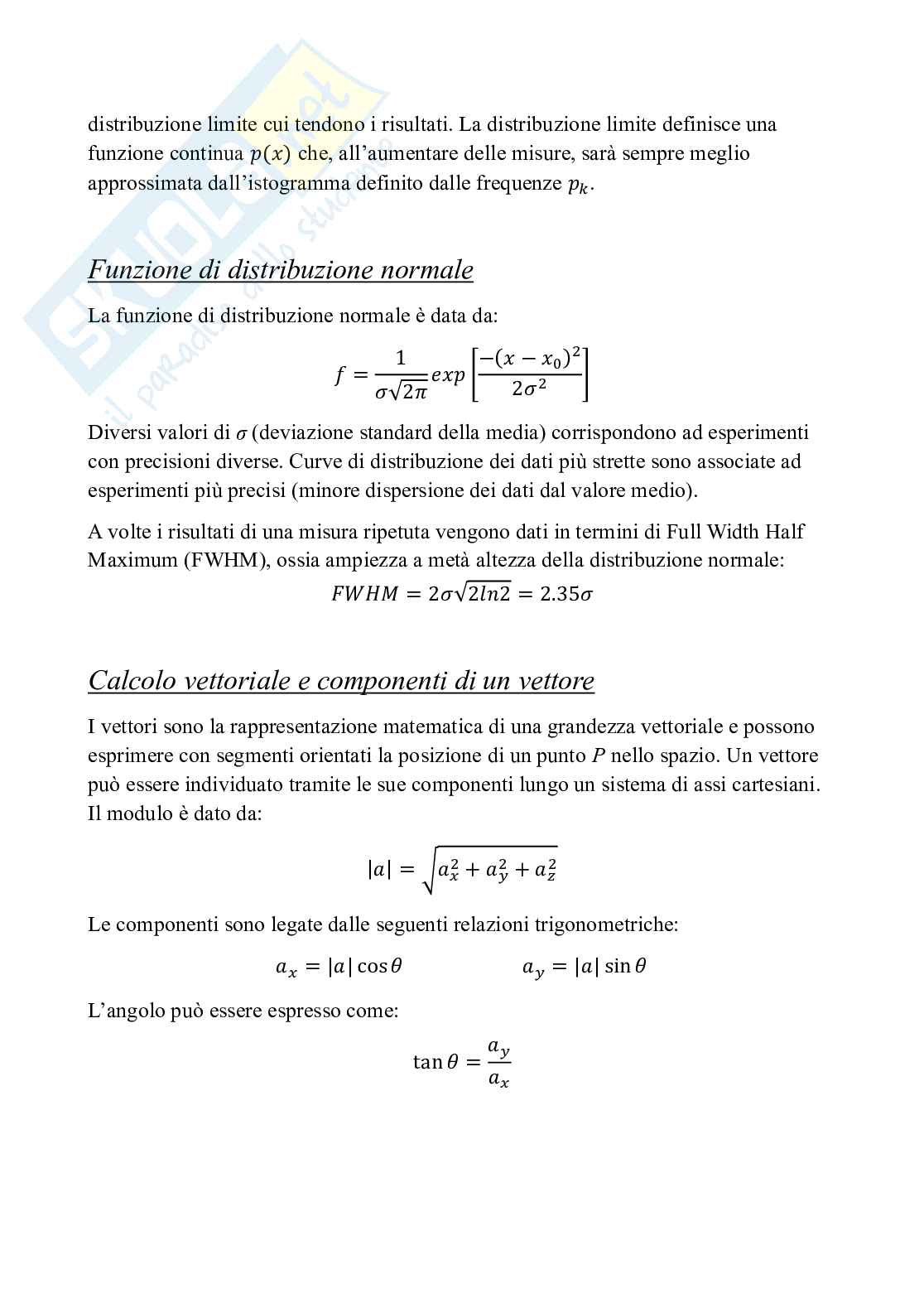 Appunti riguardanti l'intero corso Fisica 1 Pag. 6