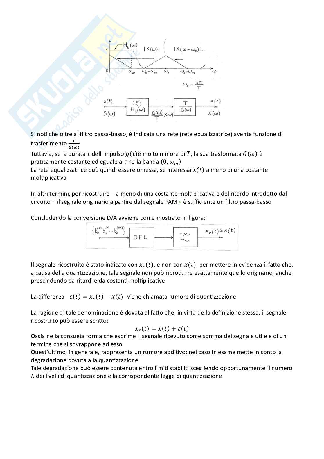 Risposte teoremi Fondamenti di telecomunicazioni Pag. 36