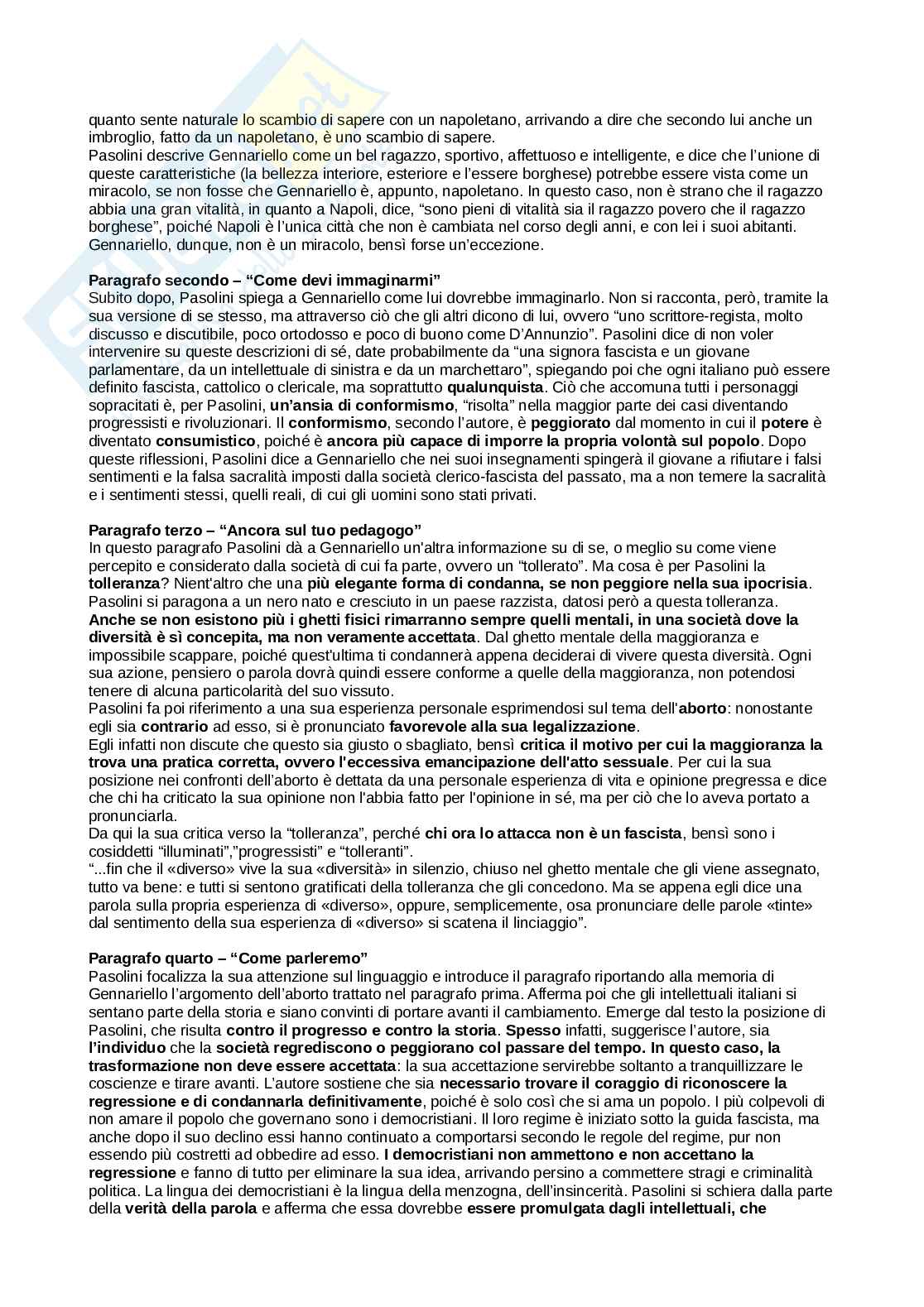 Appunti Letteratura italiana contemporanea, 42 pagine Pag. 11