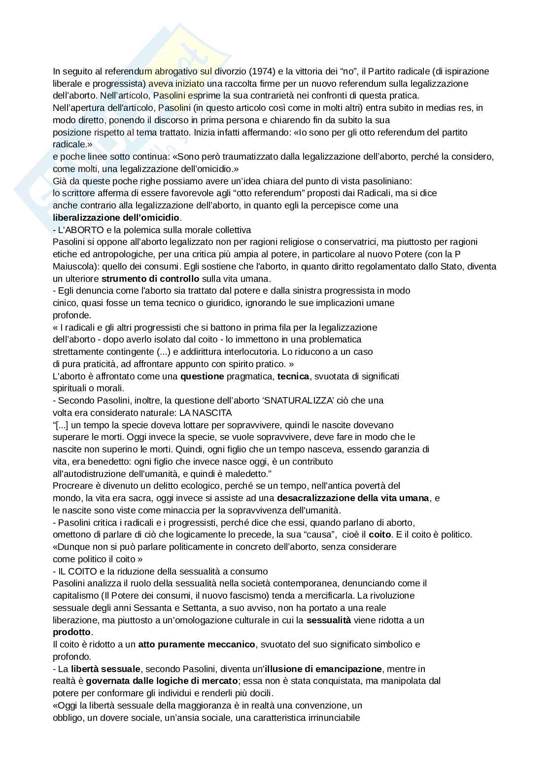 Appunti Letteratura italiana contemporanea, 42 pagine Pag. 36