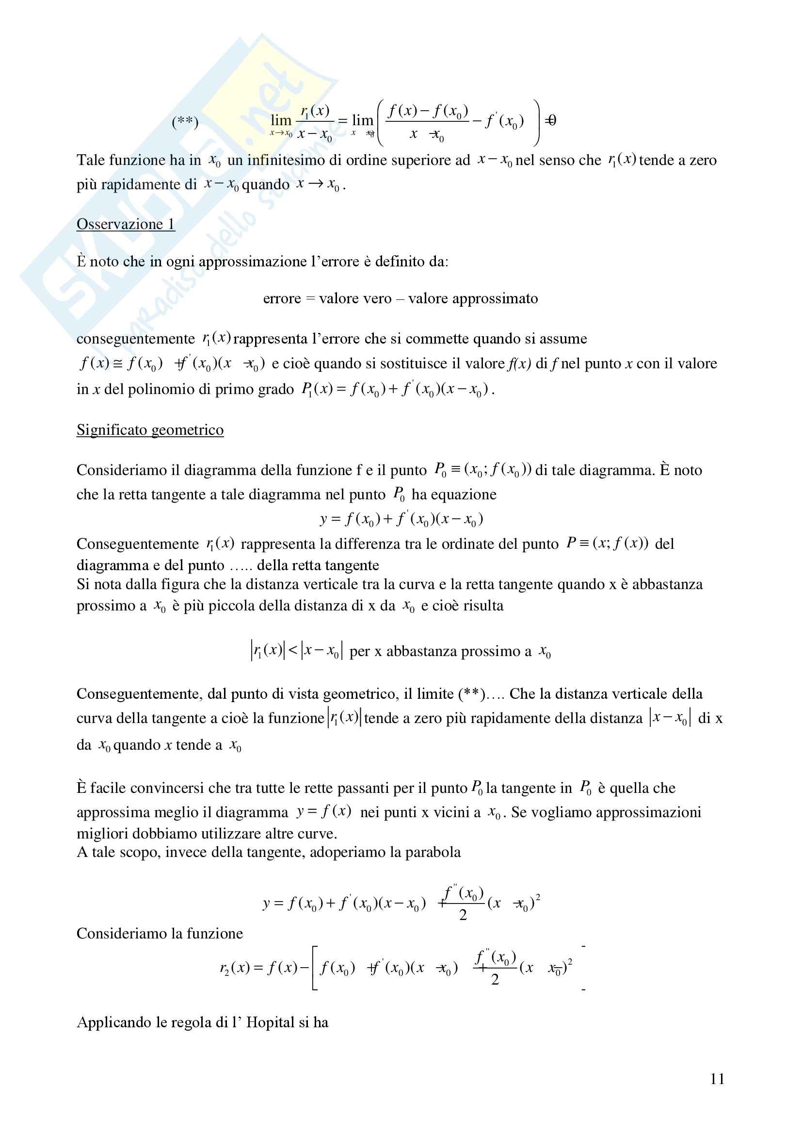 Analisi matematica I - il teorema di Fermat Pag. 11