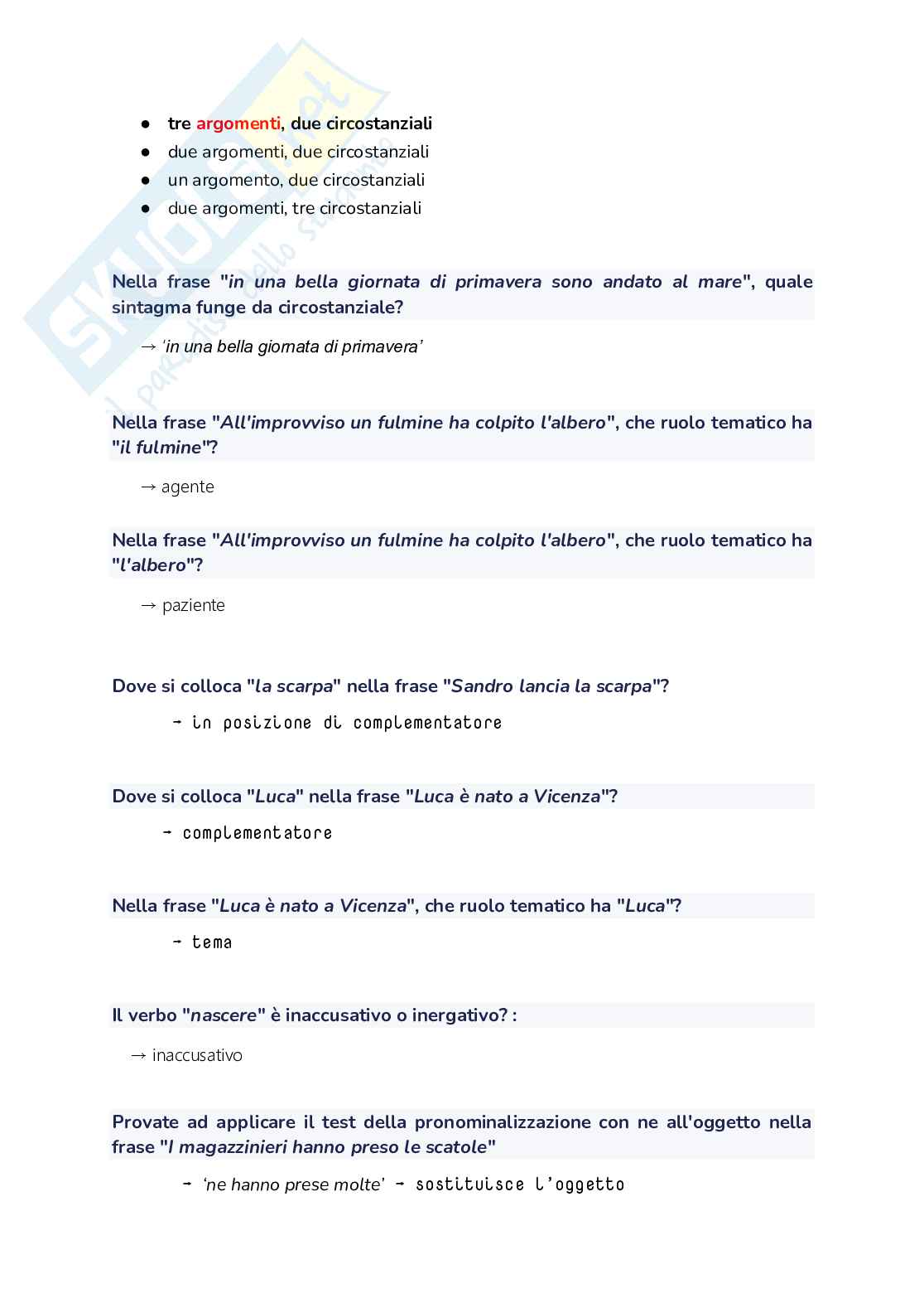 Riassunto esame Istituzioni di linguistica, Prof. Bertocci Davide, libro consigliato Le lingue e il linguaggio, Graffi, Scalise Pag. 76