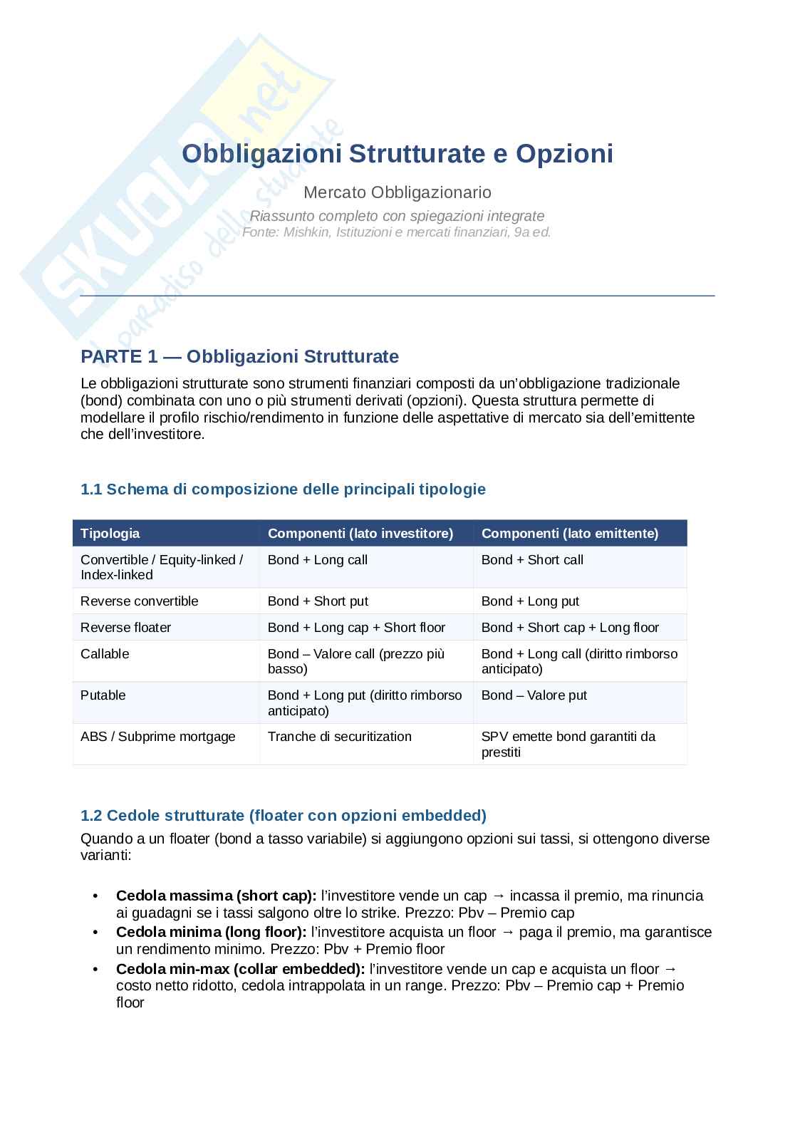 Opzioni Pag. 1