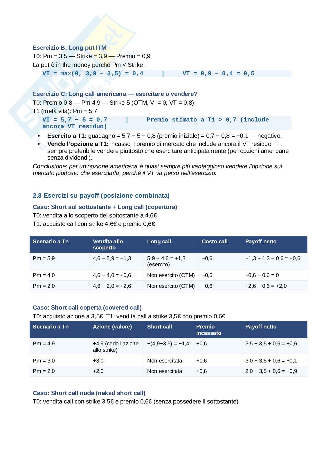 Opzioni Pag. 6
