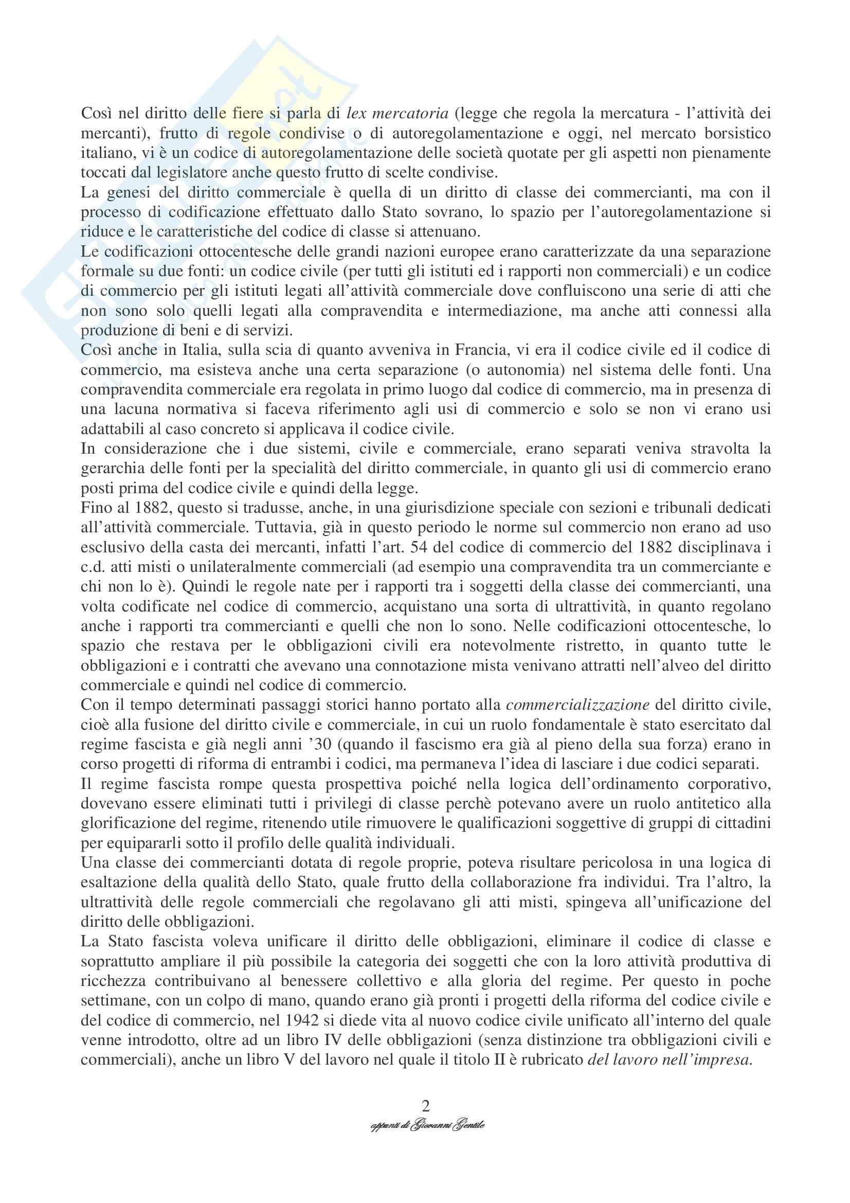 Diritto Commerciale I Pag. 2