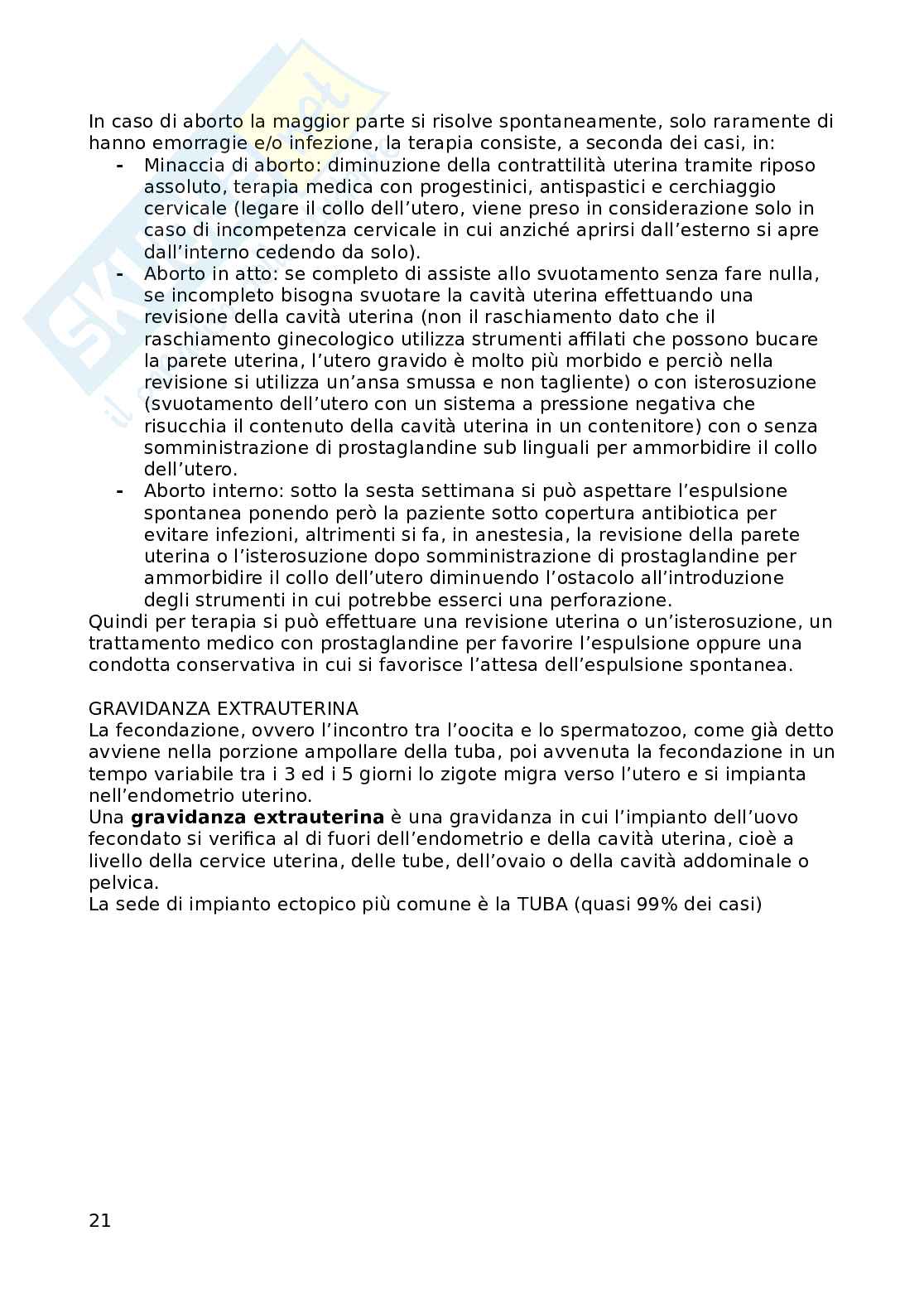 Ginecologia  Pag. 21