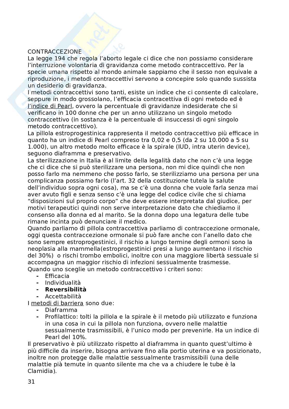 Ginecologia  Pag. 31