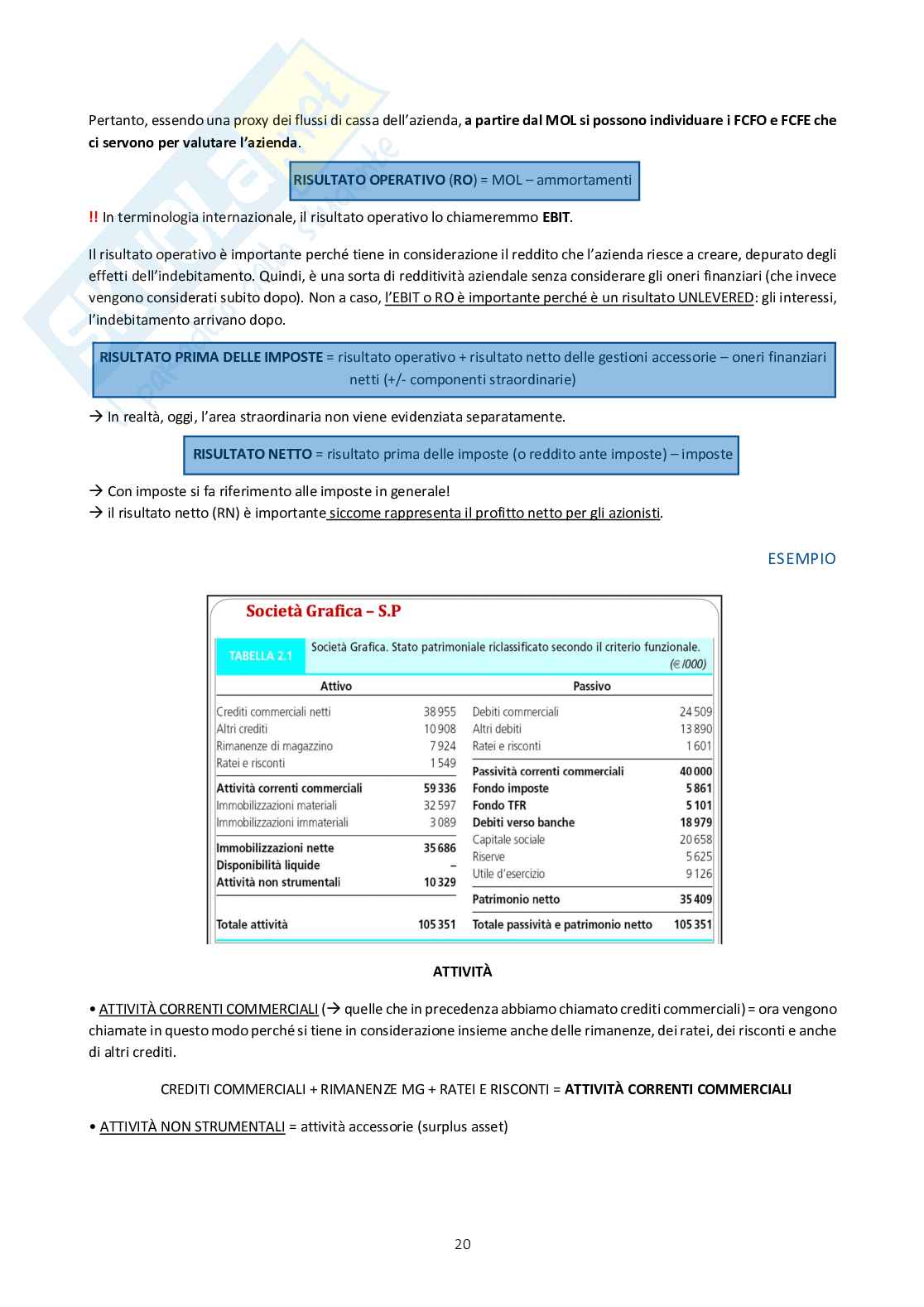 Appunti completi di Valutazione finanziaria  Pag. 21
