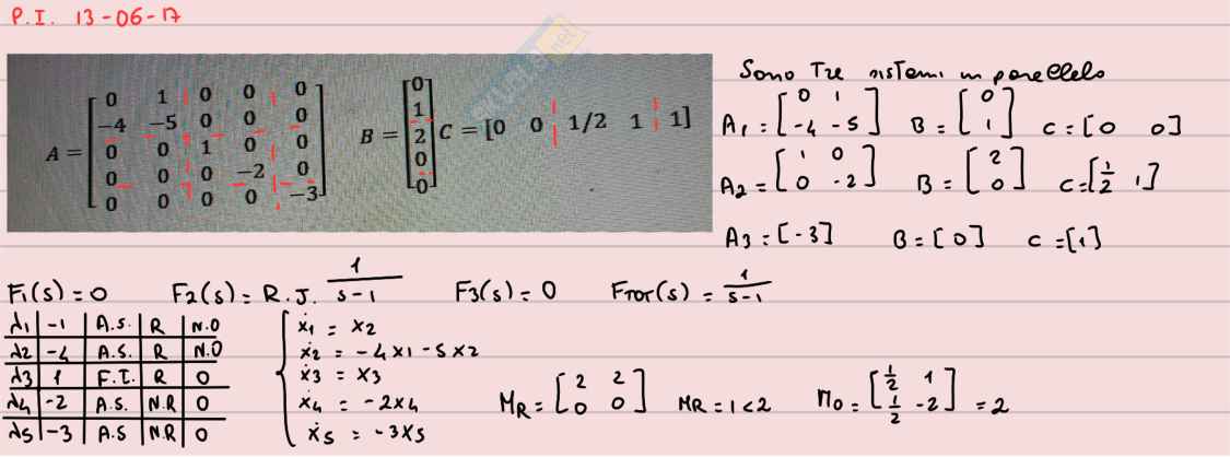 Compiti d'esame svolti Teoria dei sistemi - Parte 1 Pag. 11