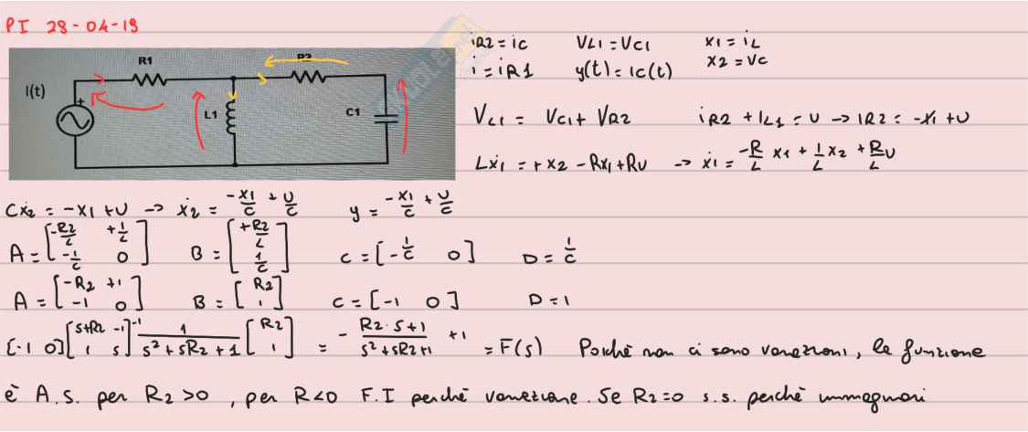 Compiti d'esame svolti Teoria dei sistemi - Parte 1 Pag. 16