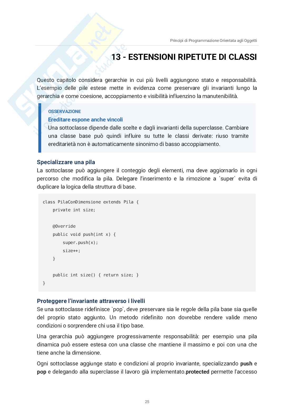 Appunti di Principi di programmazione orientata agli oggetti - Teoria Pag. 26