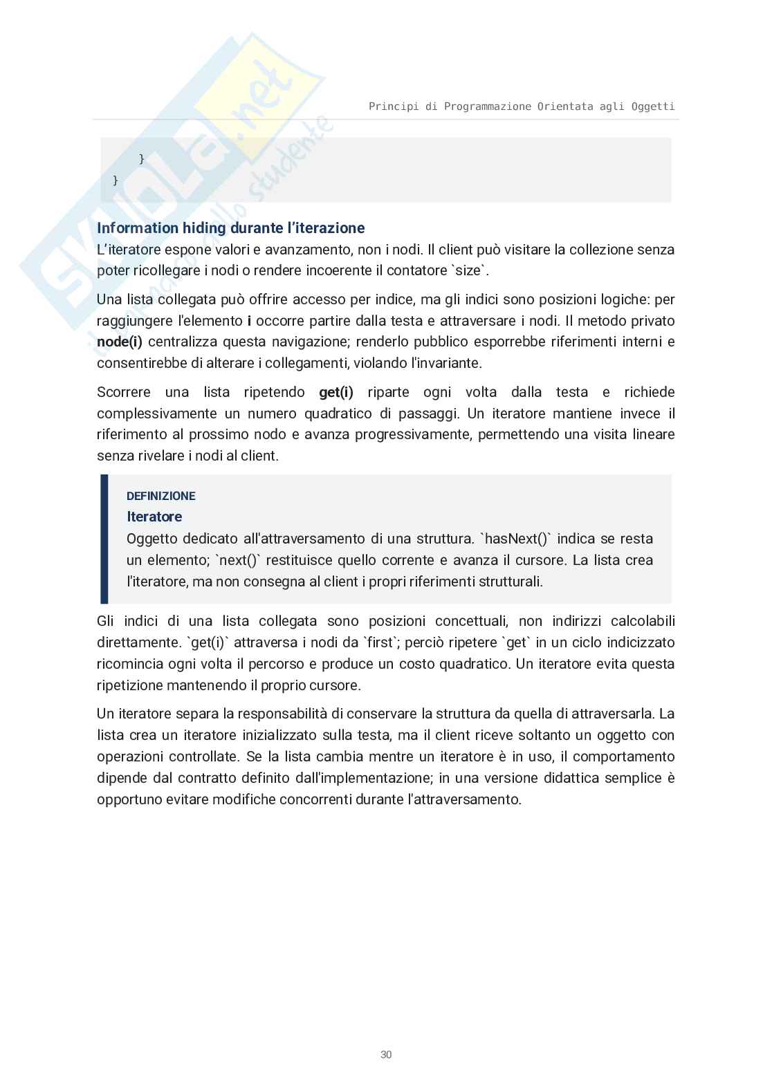 Appunti di Principi di programmazione orientata agli oggetti - Teoria Pag. 31