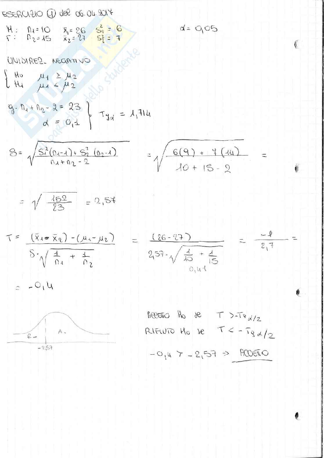 Statistica  Pag. 66