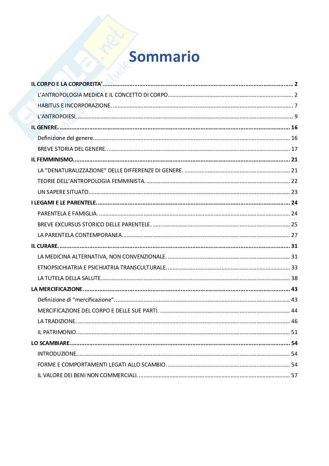 Antropologia culturale: l'antropologia contemporanea Pag. 1