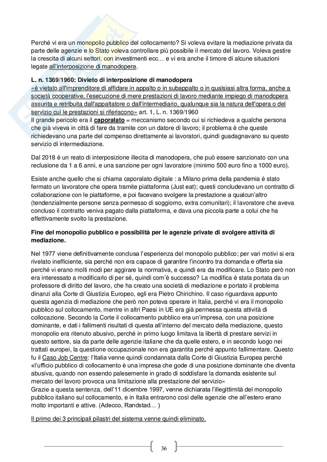 Appunti di Diritto del lavoro Pag. 36