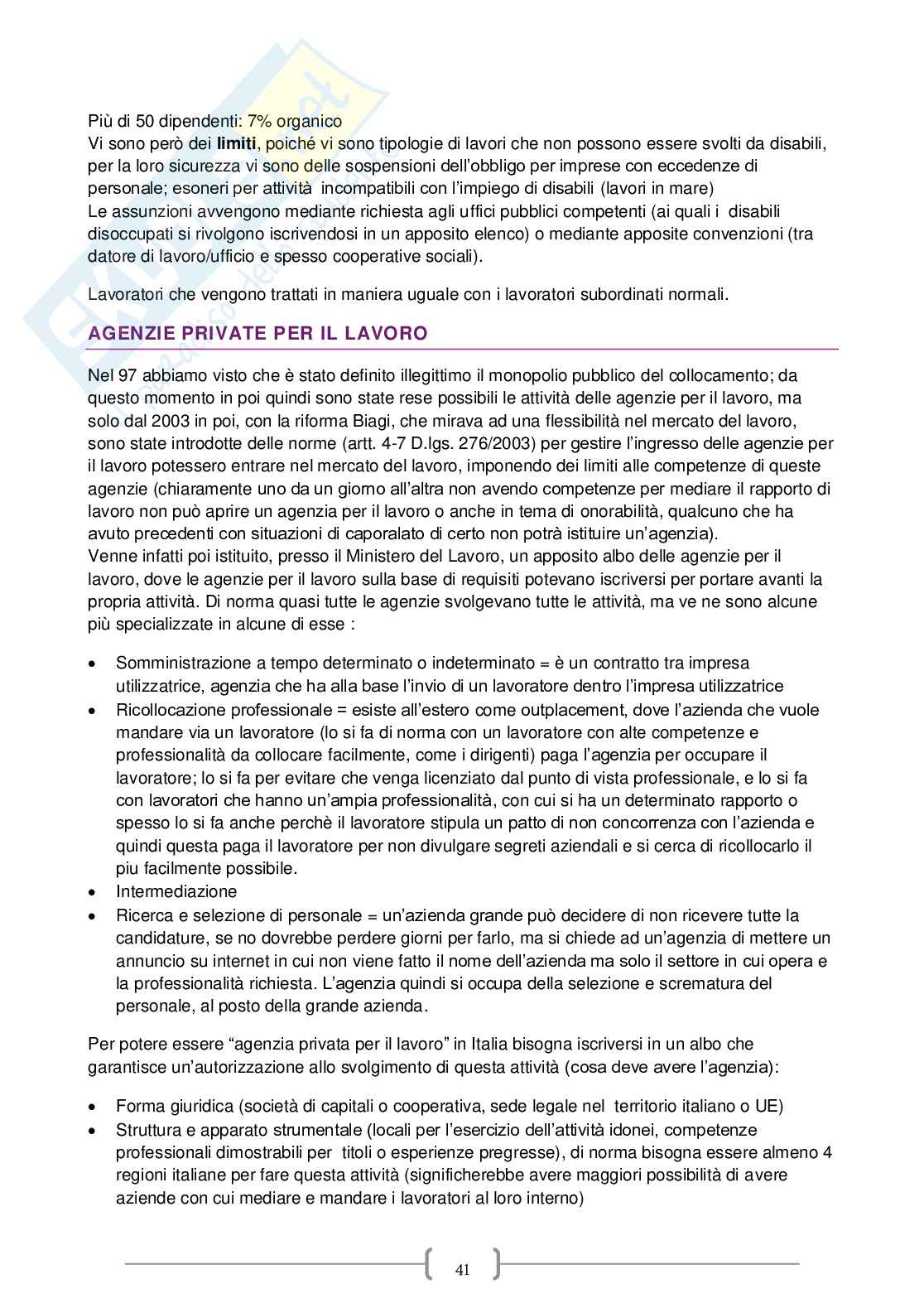 Appunti di Diritto del lavoro Pag. 41