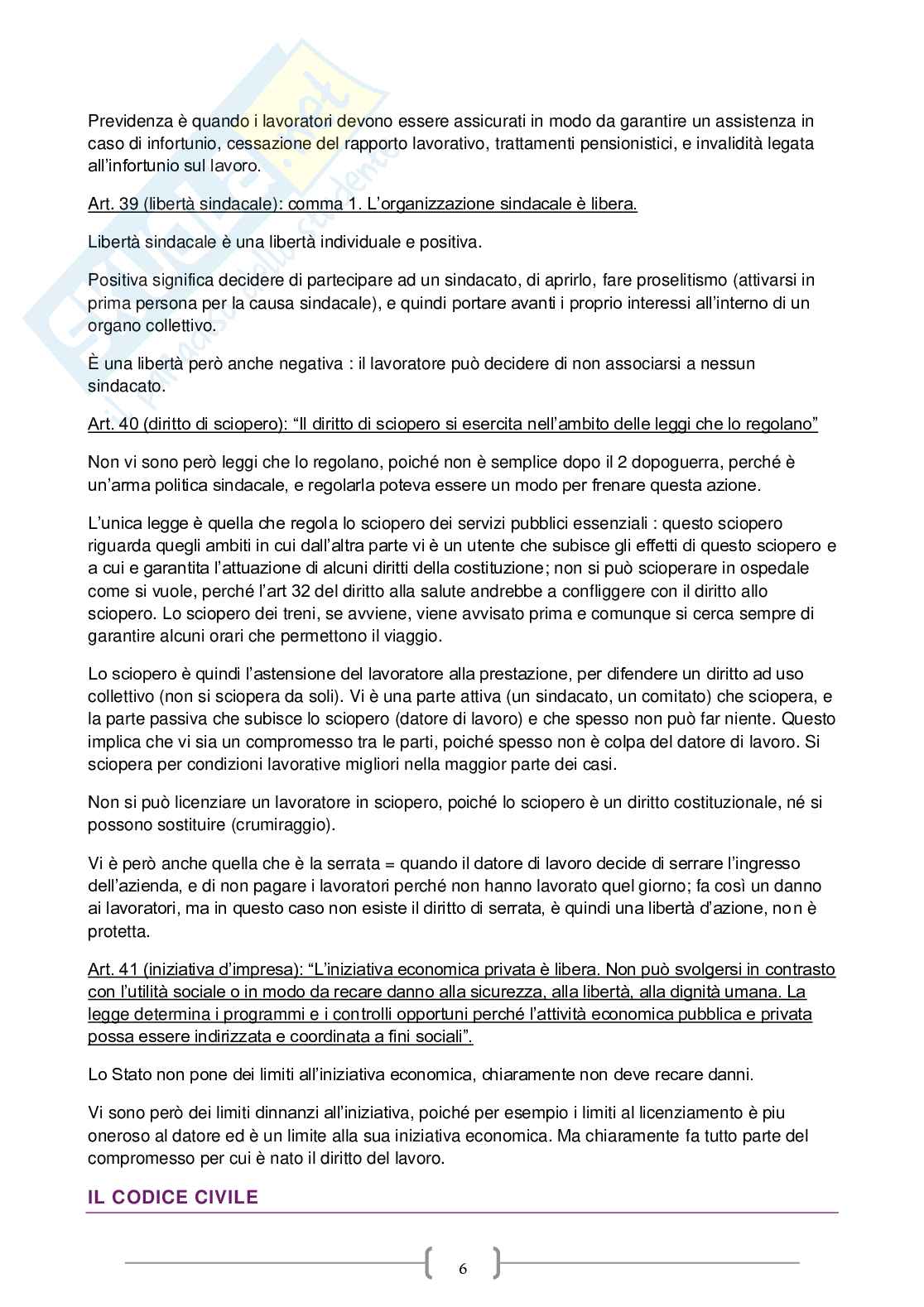 Appunti di Diritto del lavoro Pag. 6