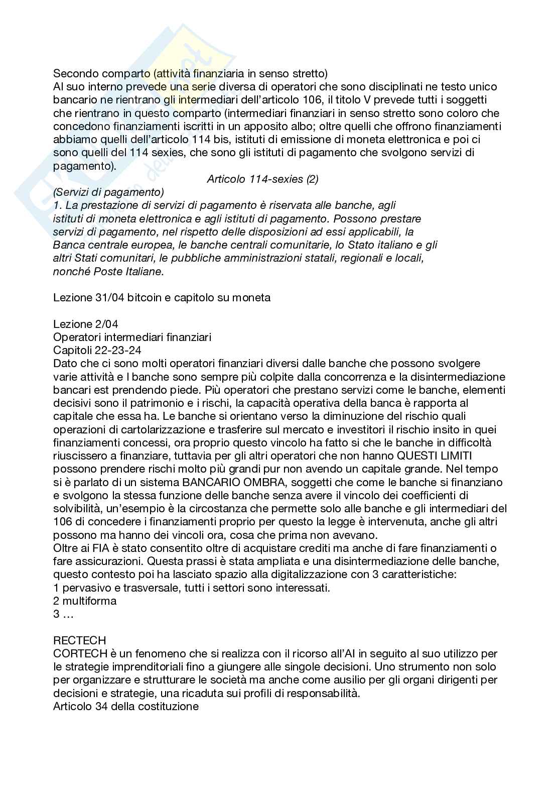 Appunti Diritto pubblico dell'economia + Diritto costituzionale   Pag. 16