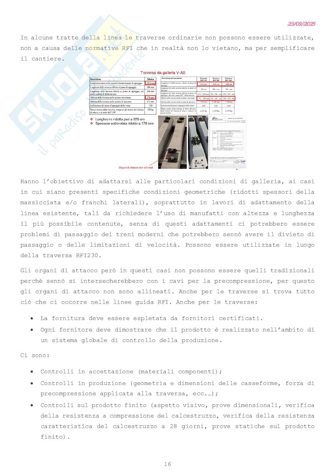 Costruzioni ferroviarie e aeroportuali Pag. 16