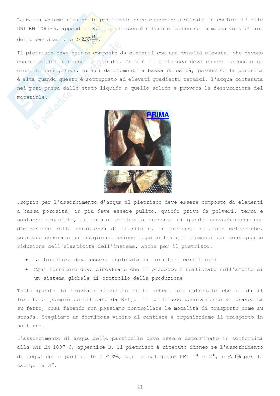 Costruzioni ferroviarie e aeroportuali Pag. 41