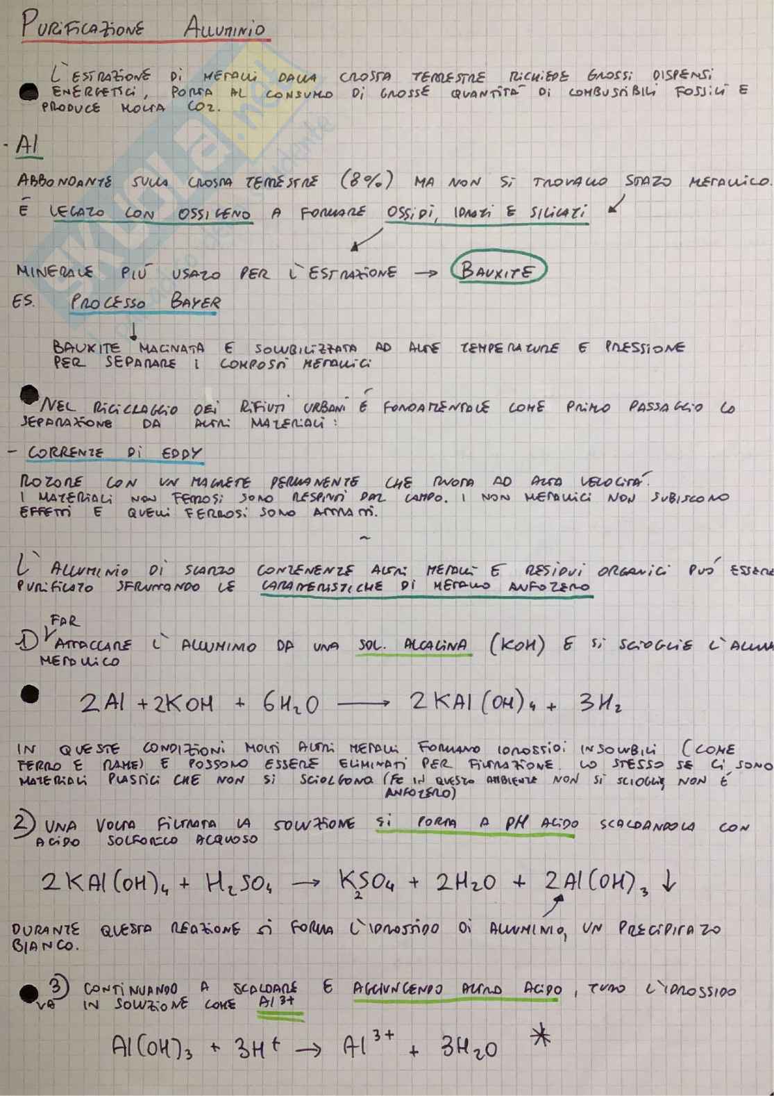 Chimica inorganica, laboratorio - Parte 1 Pag. 1