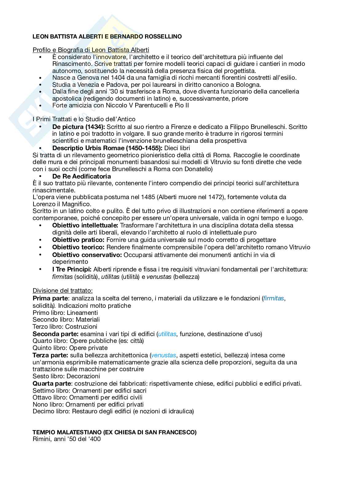 Alberti e Rossellino Pag. 1