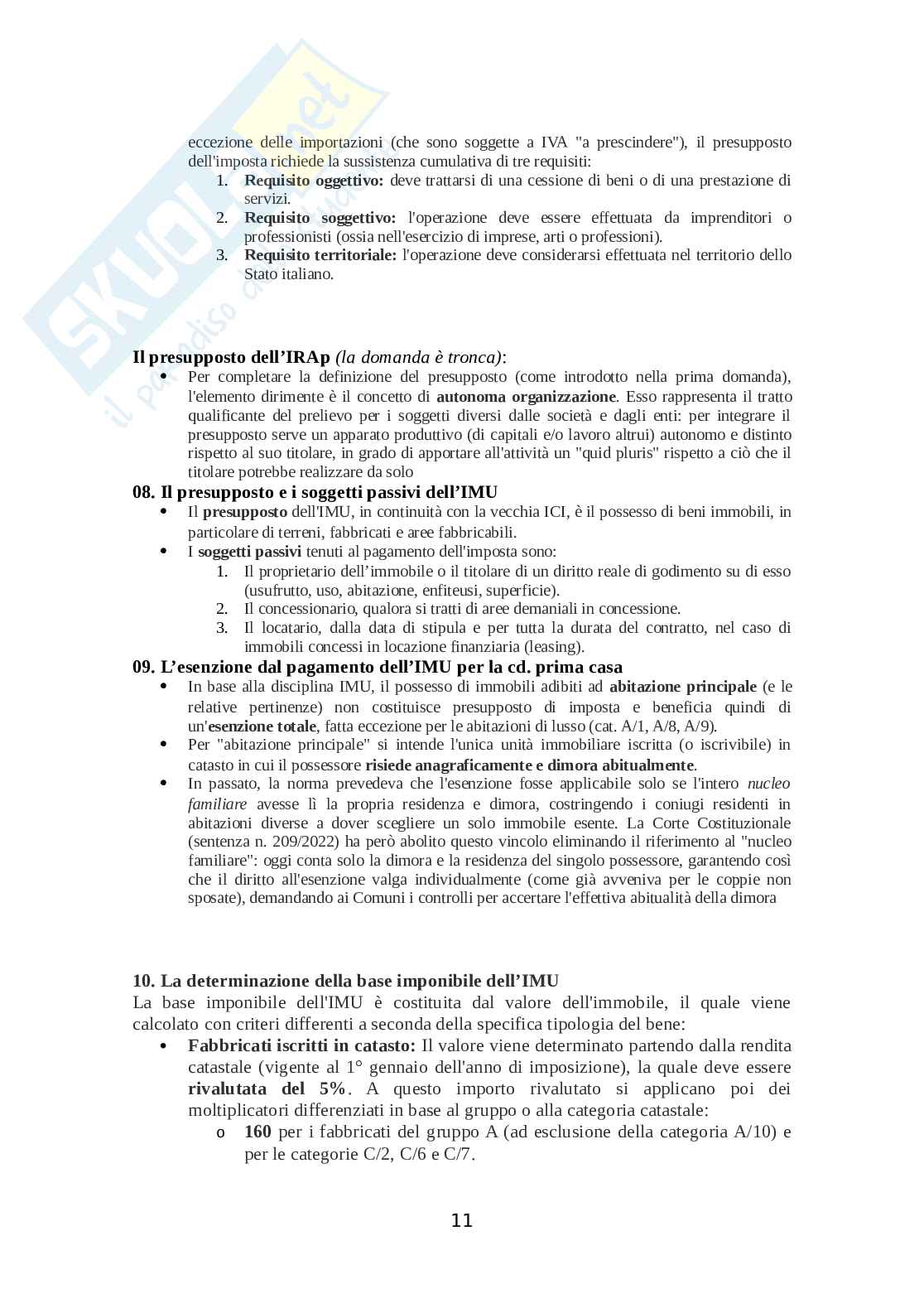 Diritto tributario Pag. 11