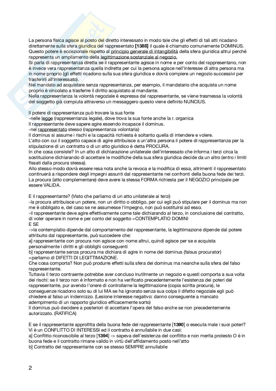 Diritto privato, appunti Pag. 2