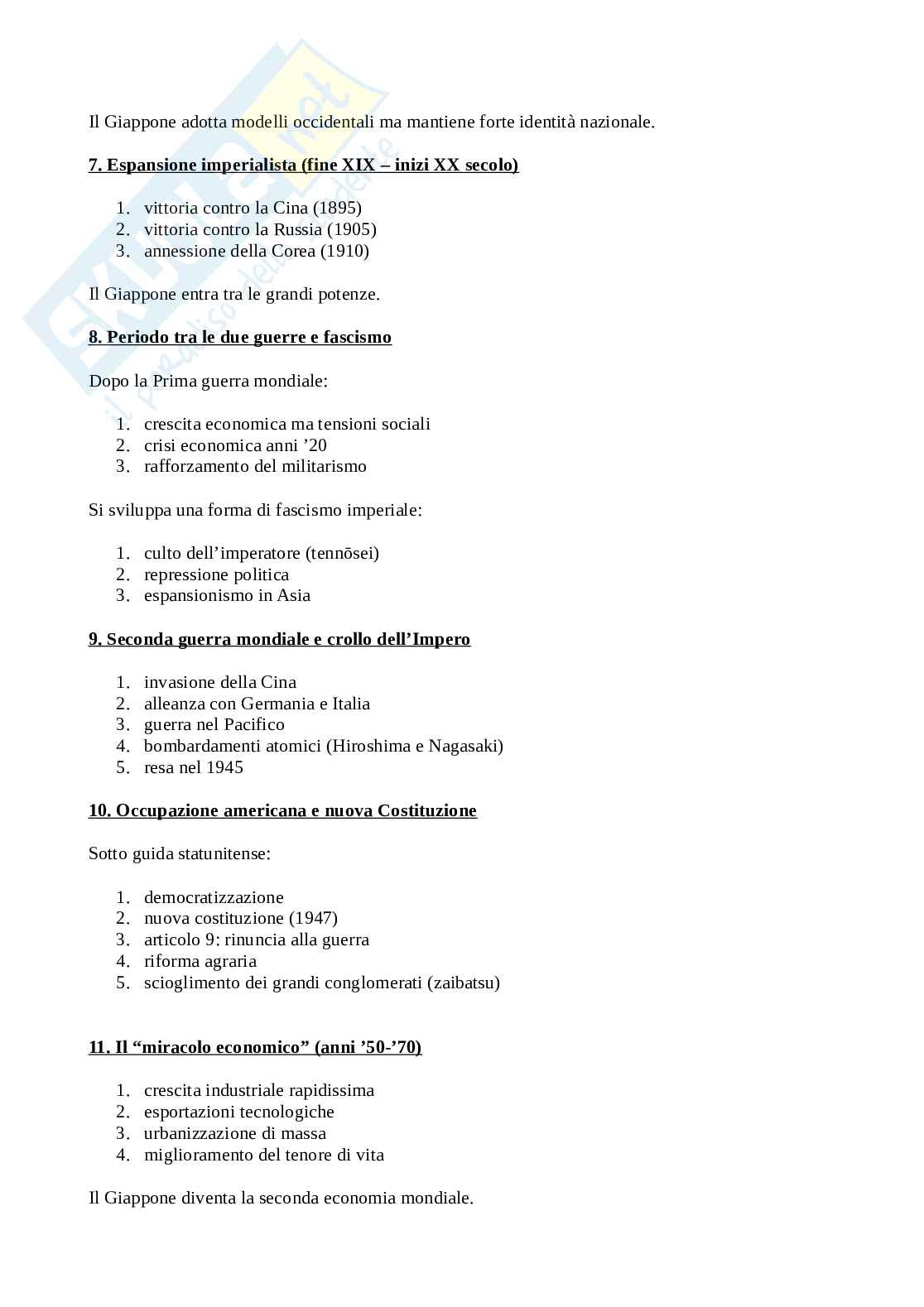 Storia del Giappone Pag. 6