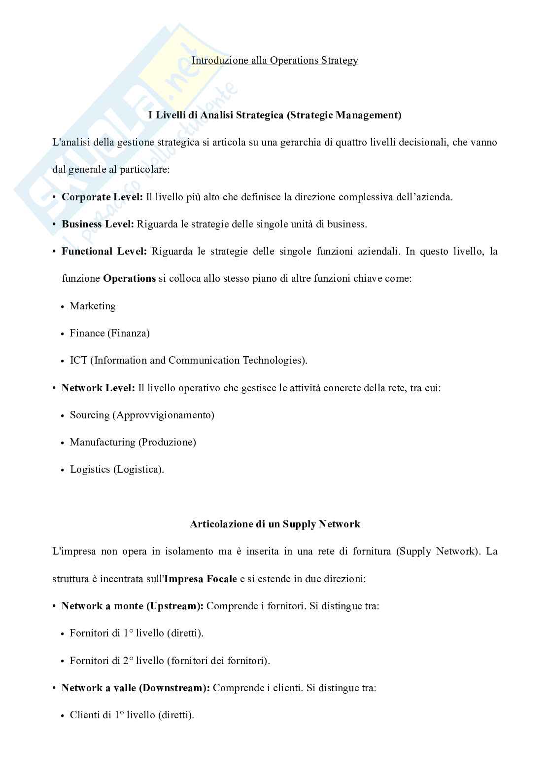 Riassunto esame Gestione aziendale, Prof. Nonino Fabio, libro consigliato Sistemi di gestione della produzione, De Toni, Panizzolo Pag. 1