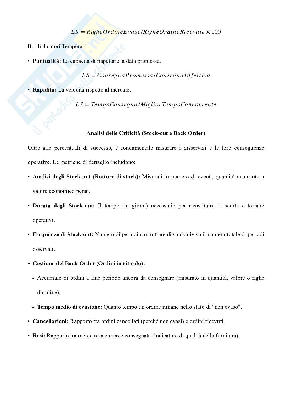Riassunto esame Gestione aziendale, Prof. Nonino Fabio, libro consigliato Sistemi di gestione della produzione, De Toni, Panizzolo Pag. 26