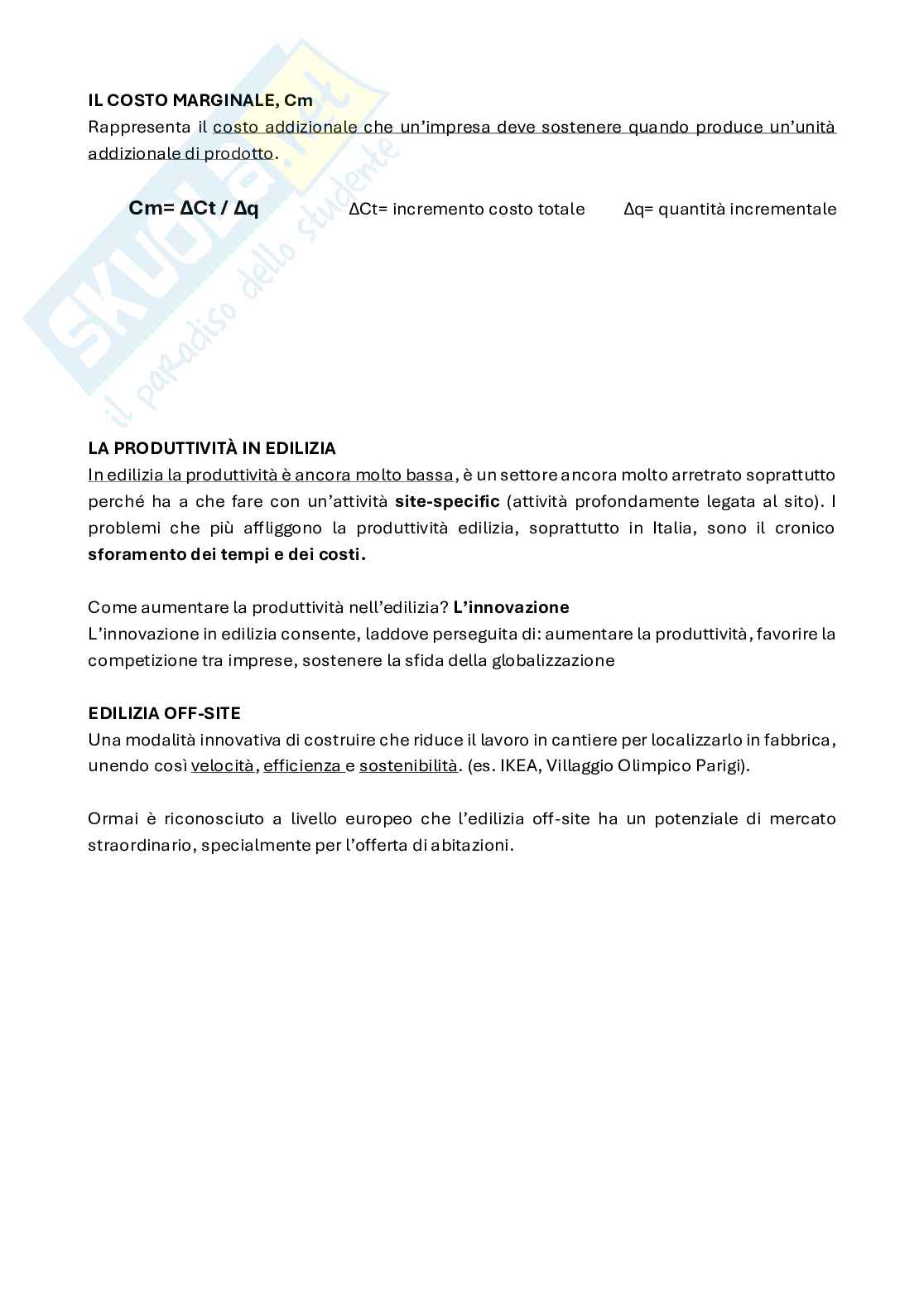 Appunti completi di Fondamenti di estimo ed economia per l'edilizia Pag. 16